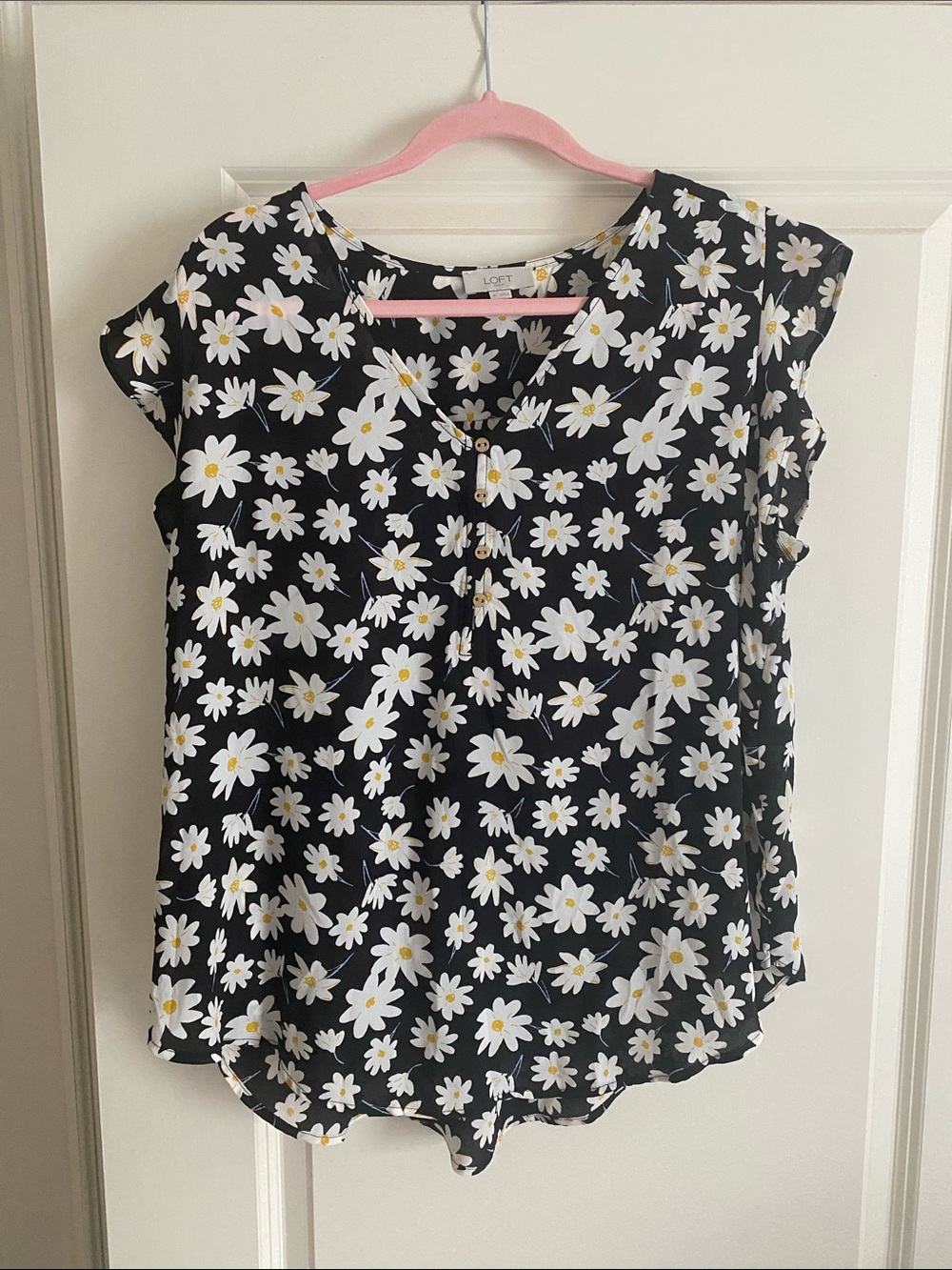 Loft Outlet floral blouse Sz XL
